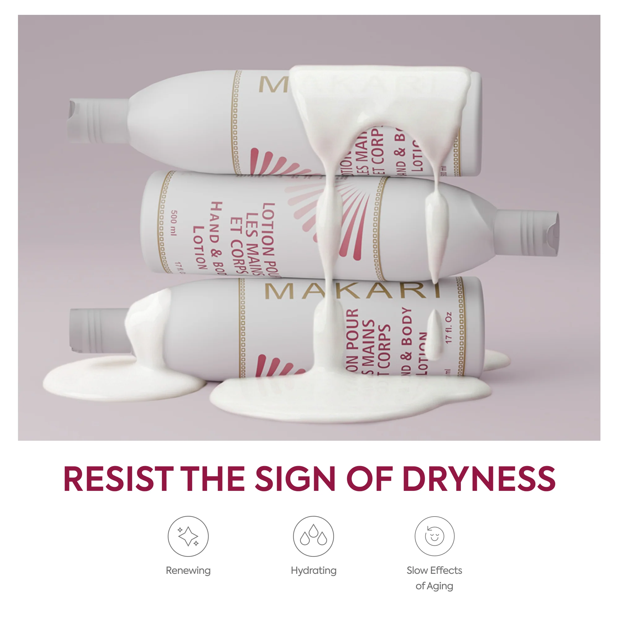 Lightweight Hydrating Hand & Body Lotion 17oz - Image 3