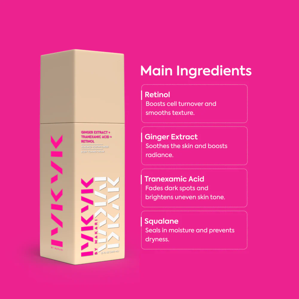 Ginger Extract + Tranexamic Acid + Retinol Body Toning Cream - IYKYK - Image 8